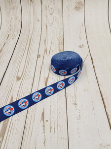 Toronto blue Jay's, grosgrain ribbon, baseball, MLB, crafting - My Other Child / Blooms n' Rooms