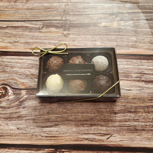 Truffles Asst | Annies Chocolates | 6 pc - My Other Child / Blooms n' Rooms
