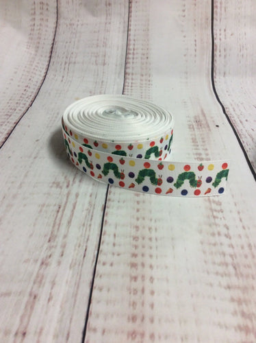 Very hungry caterpillar grosgrain ribbon - My Other Child / Blooms n' Rooms