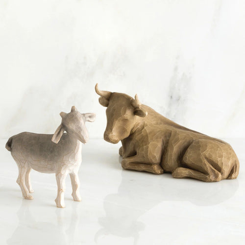 Willow Tree | Ox and Goat | Nativity | 2 PC - My Other Child / Blooms n' Rooms