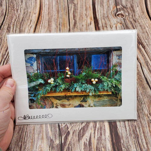 Winter Window Box | Blank Photo Card - My Other Child / Blooms n' Rooms