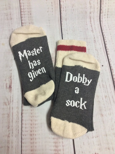 Wizard socks, Master has given Dobby a sock - My Other Child / Blooms n' Rooms