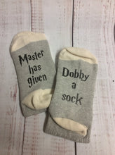 Load image into Gallery viewer, Wizard socks, Master has given Dobby a sock - My Other Child / Blooms n&#39; Rooms