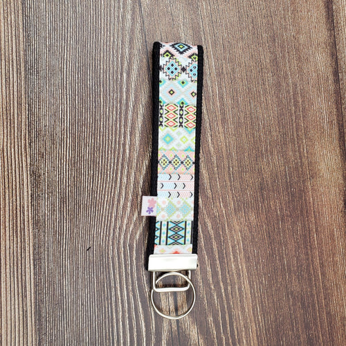 Wrist Keychain | Aztec Pattern - My Other Child / Blooms n' Rooms