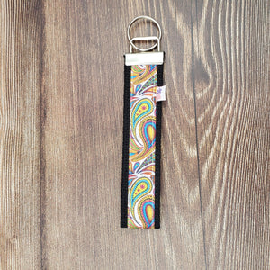 Wrist Keychain | Multi Paisley - My Other Child / Blooms n' Rooms