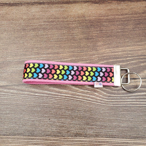 Wrist Keychain | Rainbow Hearts - My Other Child / Blooms n' Rooms