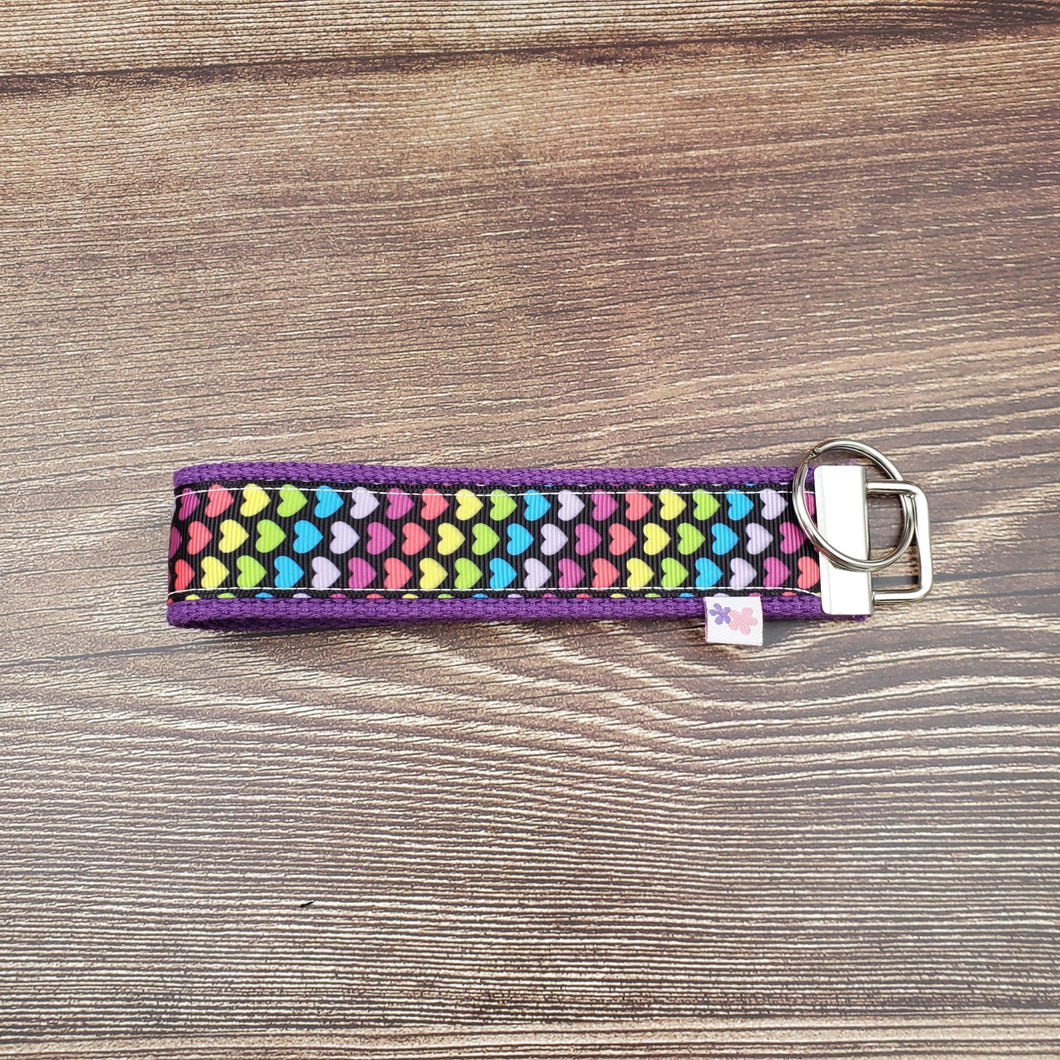 Wrist Keychain | Rainbow Hearts - My Other Child / Blooms n' Rooms
