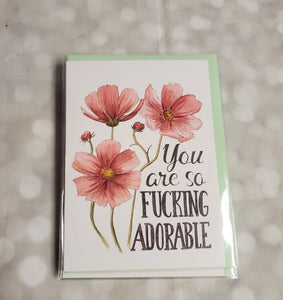 You are so __ adorable | Greeting Card - My Other Child / Blooms n' Rooms